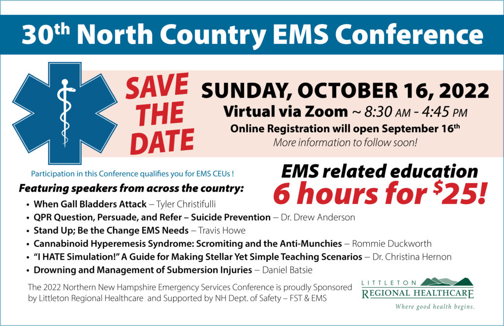 30th North Country EMS Conference
